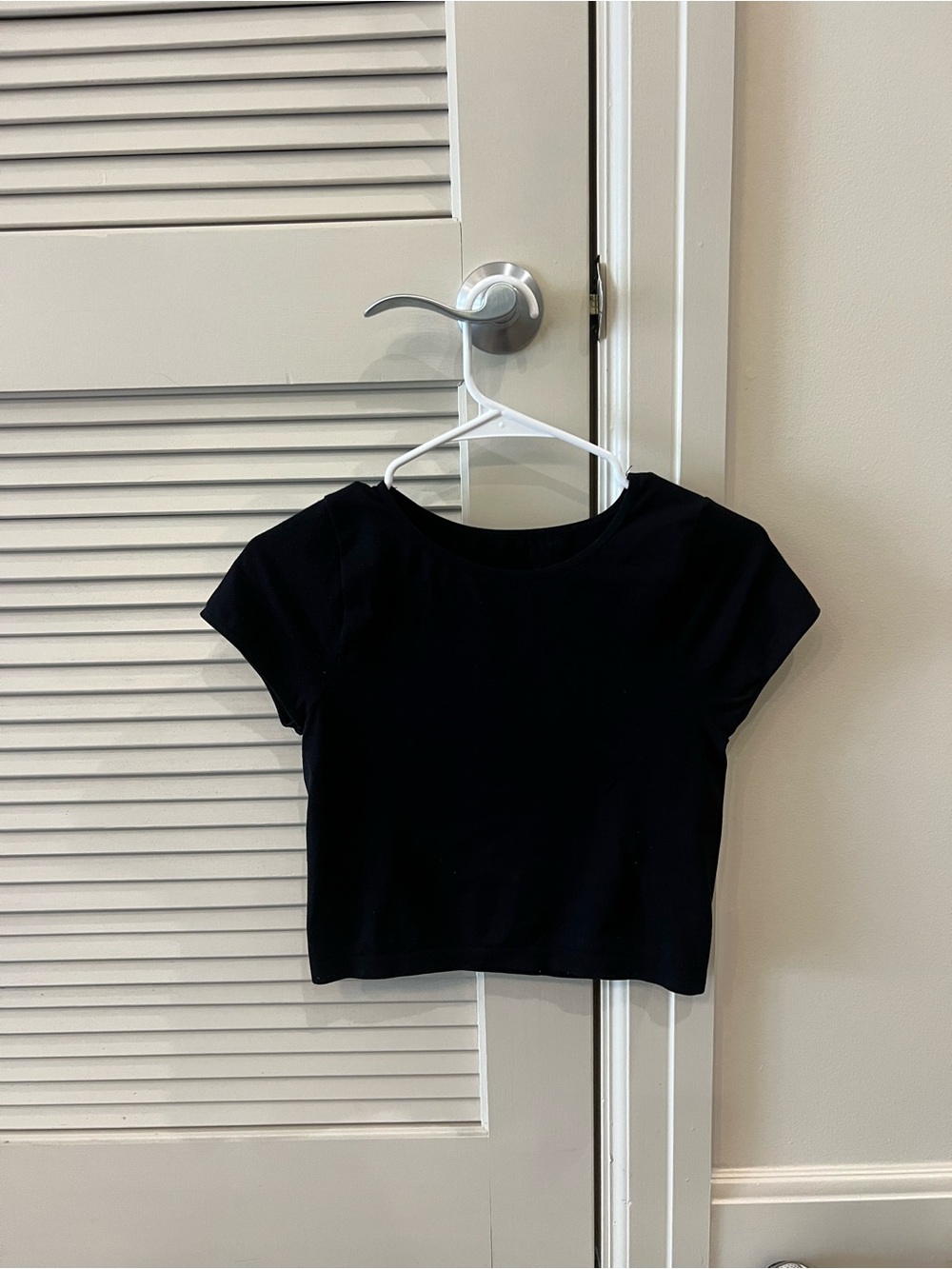 Free People Black Stretchy Top
